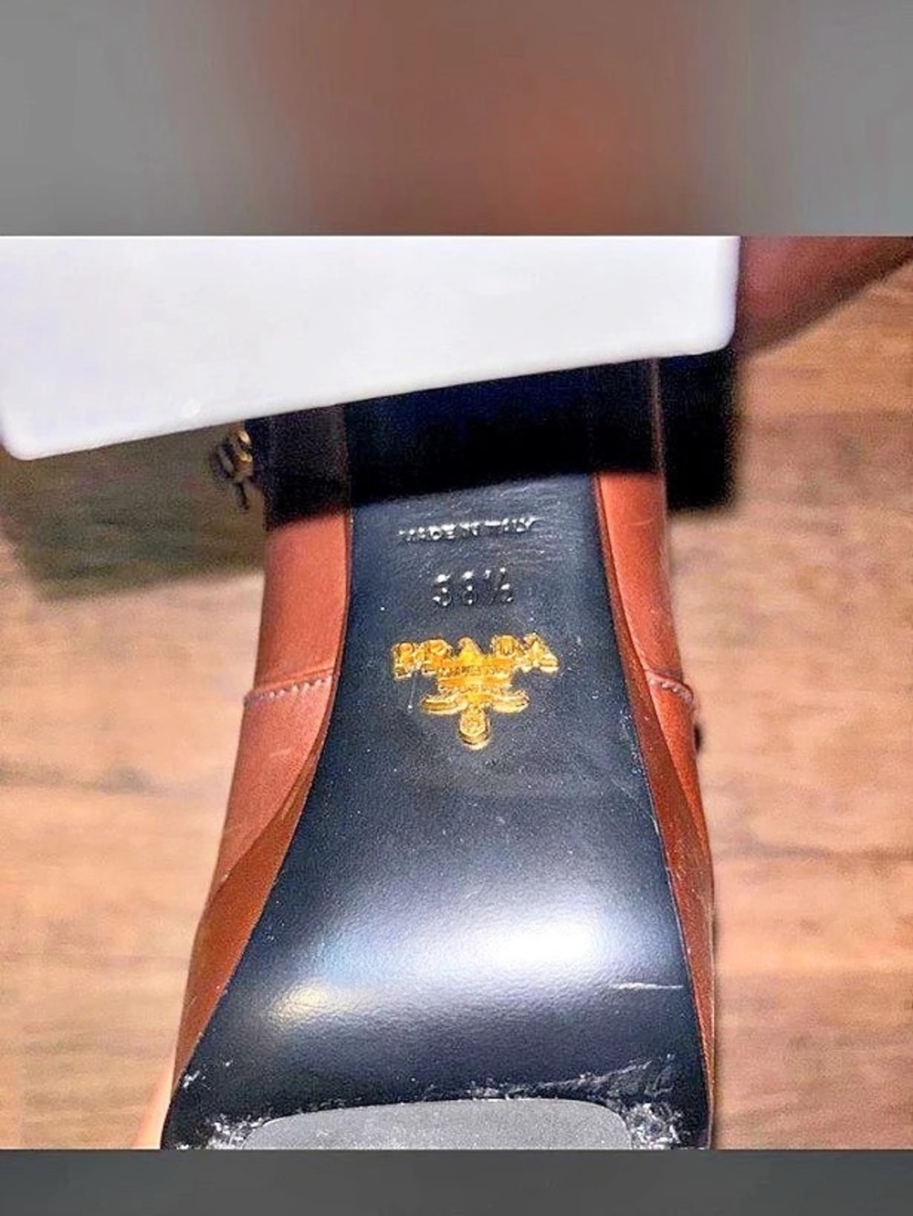 Prada Brown Heeled Boots - Picture 5 of 6